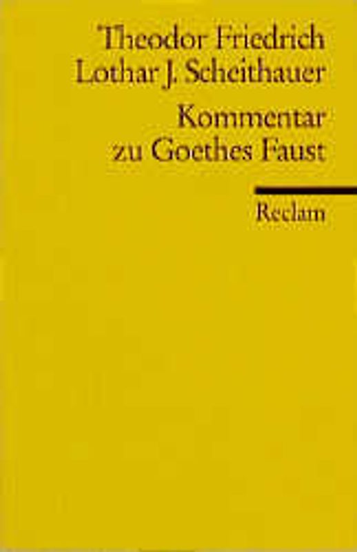Kommentar zu Goethes Faust
