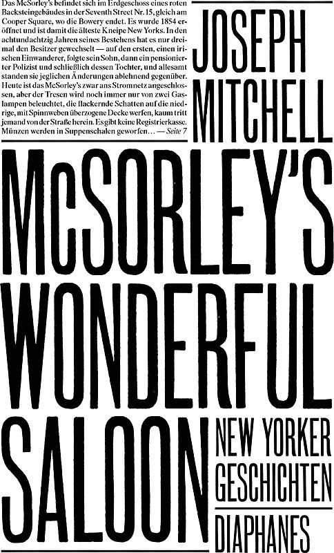 McSorley’s Wonderful Saloon