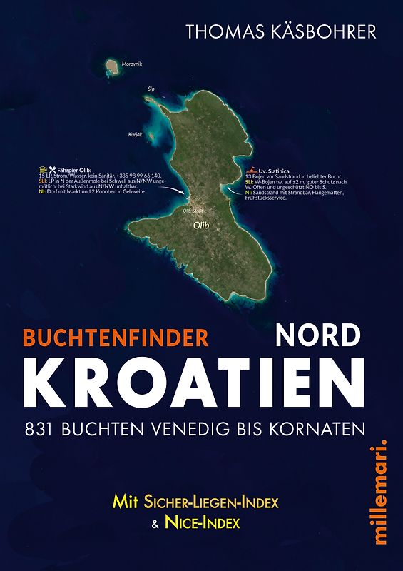 Buchtenfinder Kroatien Nord - Ausgabe 2026