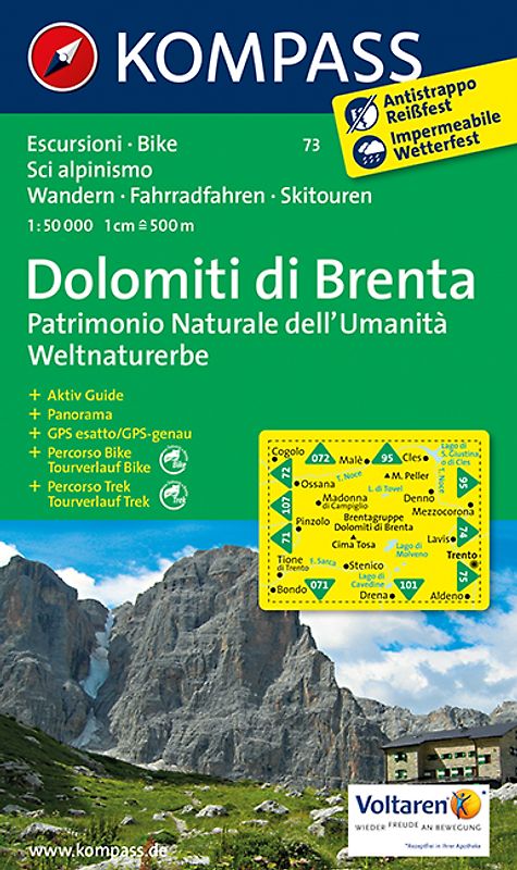 Dolomiti di Brenta - Weltnaturerbe