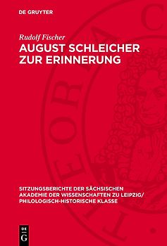 August Schleicher zur Erinnerung