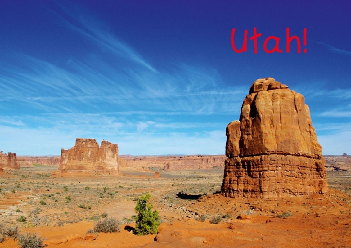 Utah! / UK-Version (Poster Book DIN A3 Landscape)