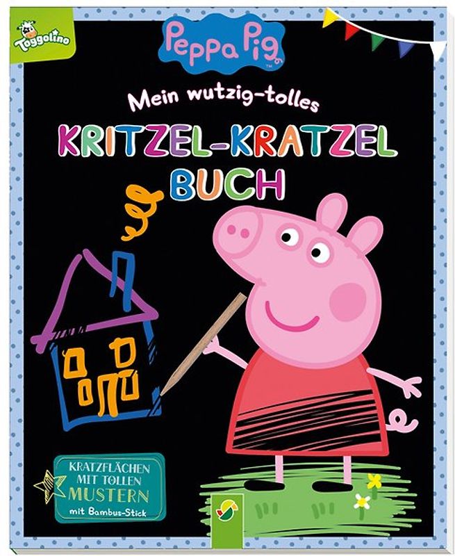 Peppa Pig Mein wutzig-tolles Kritzel-Kratzel-Buch