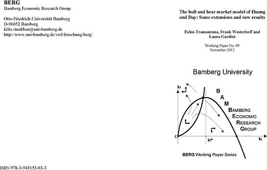 The bull and bear market model of Huang and Day: Some extensions and new results