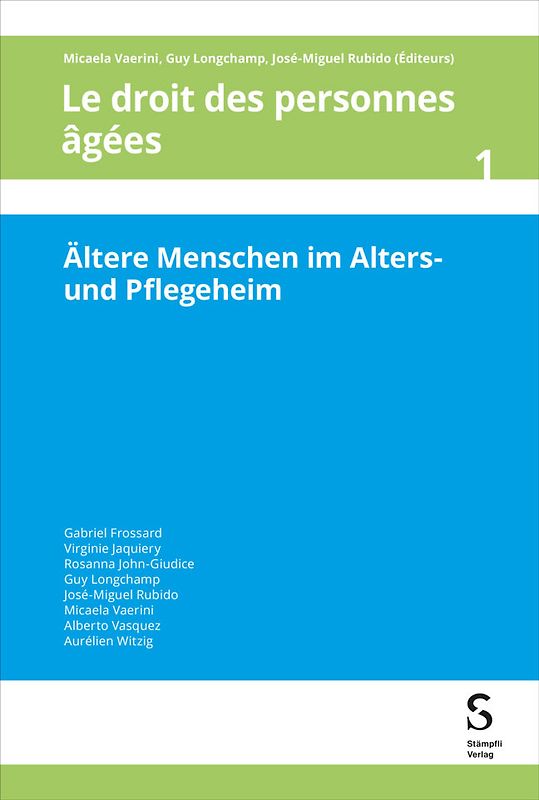 Ältere Menschen im Alters- und Pflegeheim