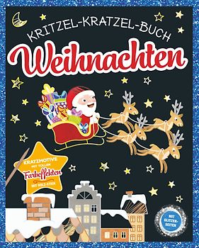 Kritzel-Kratzel-Buch Weihnachten. Für Kinder ab 5 Jahren