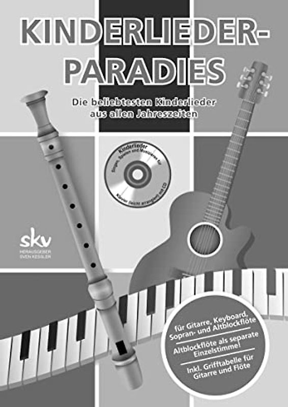 KINDERLIEDER-PARADIES - Die beliebtesten Kinderlieder - Singen, Spielen und Musizieren für Klavier (leicht arrangiert) mit CD.: Die beliebtesten ... Musizieren für Klavier (leicht arrangiert)