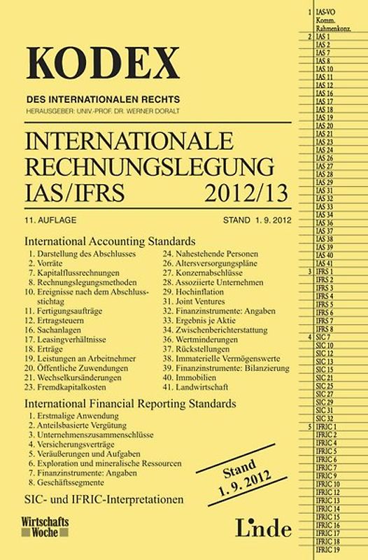 KODEX Internationale Rechnungslegung IAS/IFRS 2012/13