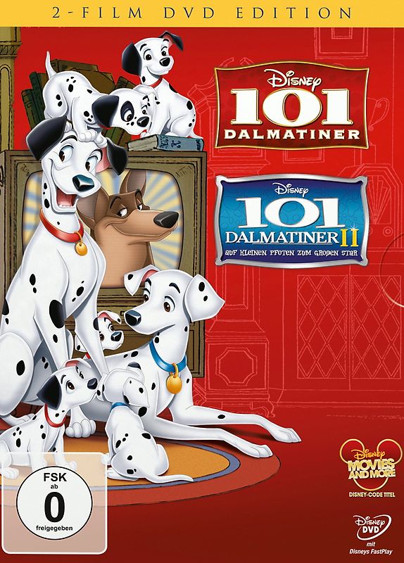101 Dalmatiner - Teil 1 und 2 [2 DVDs] DVD