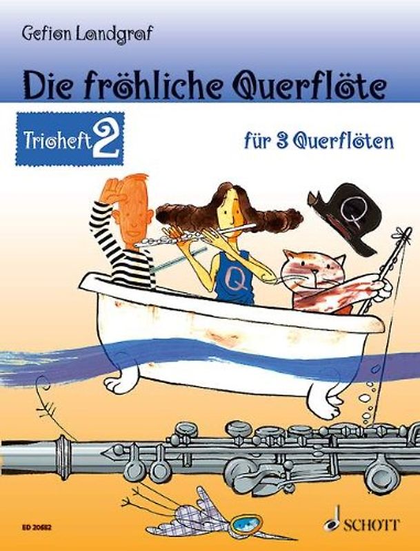 Die fröhliche Querflöte