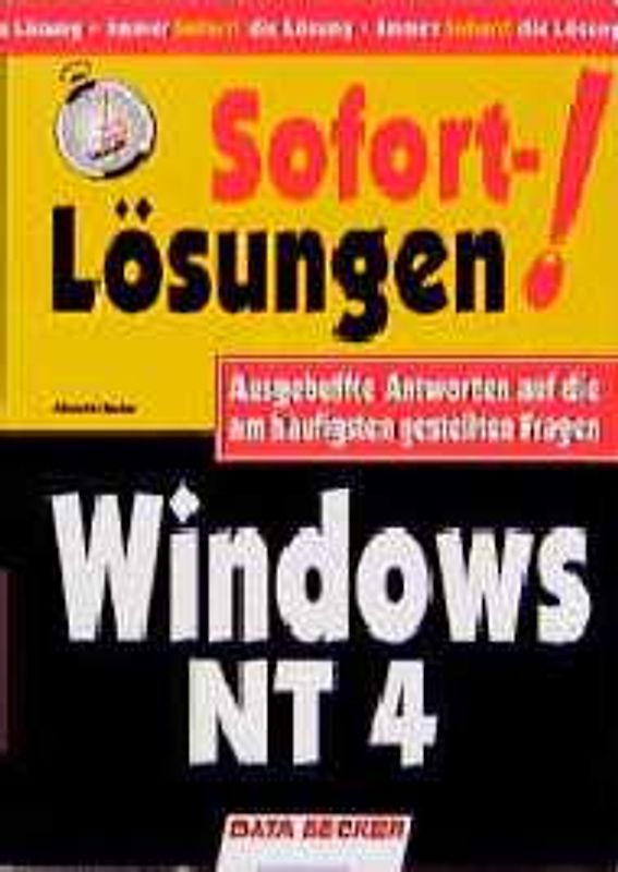 Sofort Lösungen Windows NT 4