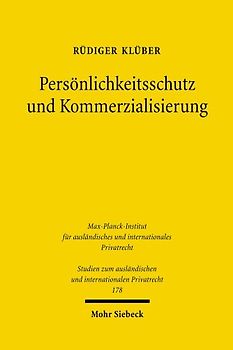 Persönlichkeitsschutz und Kommerzialisierung