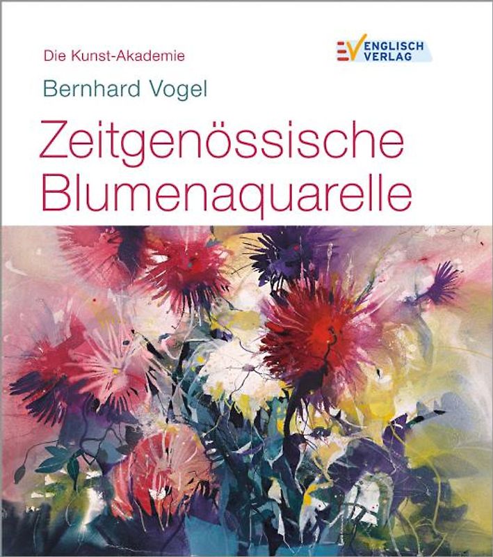 Zeitgenössische Blumenaquarelle