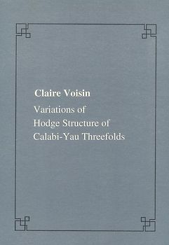 Variations of Hodges structure of Calabi-Yau threefolds