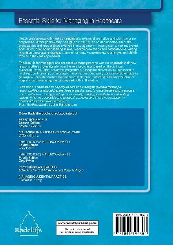 Essential Skills for Managing in Healthcare