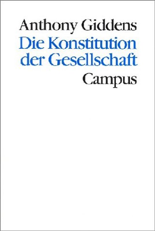 Die Konstitution der Gesellschaft