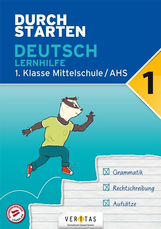 Durchstarten Deutsch 1. Klasse Mittelschule/AHS Lernhilfe