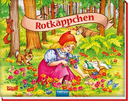 Trötsch Märchenbuch Pop-up-Buch Rotkäppchen