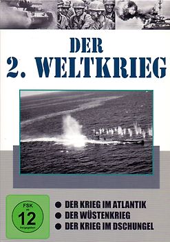 Der 2. Weltkrieg: Vol. 4 - Der Krieg im Atlantik, Der Wüstenkrieg, Der Krieg im Dschungel [3 DVDs] DVD