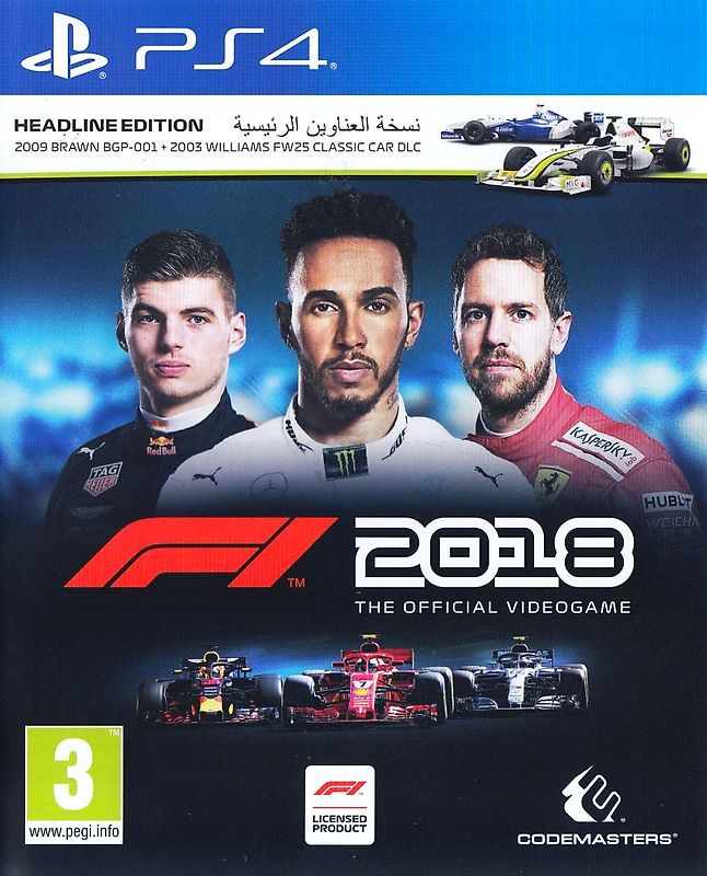 F1 2018 Headline Edition [AR Import] PlayStation 4