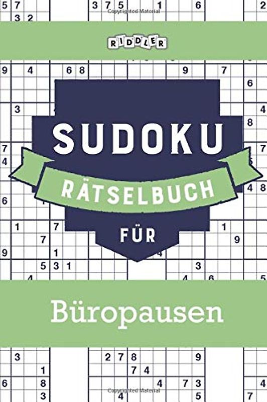 Sudoku Rätselbuch für Büropausen