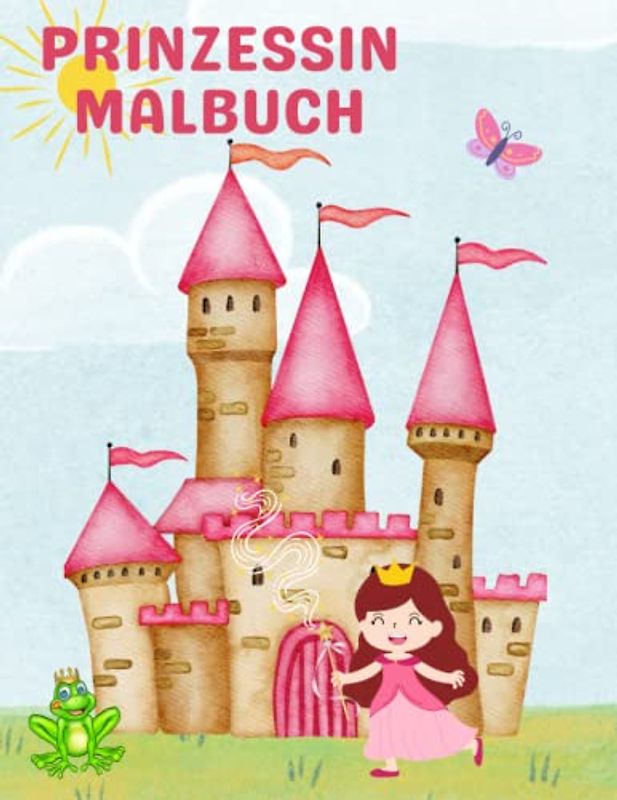 Prinzessin Malbuch: Kreatives Malbuch ab 4 Jahren - 100 zauberhafte Motive zum Ausmalen und Verbinden