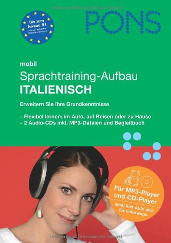 PONS mobil Sprachtraining Aufbau Italienisch