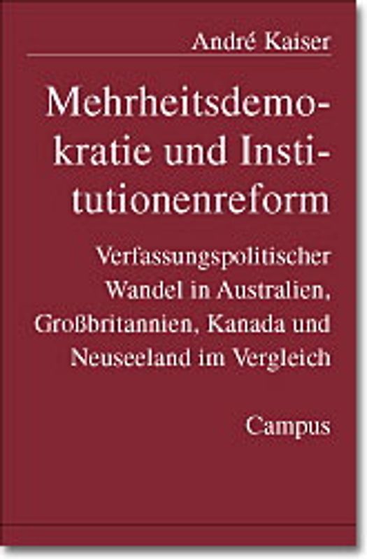 Mehrheitsdemokratie und Institutionenreform