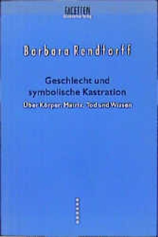 Geschlecht und symbolische Kastration
