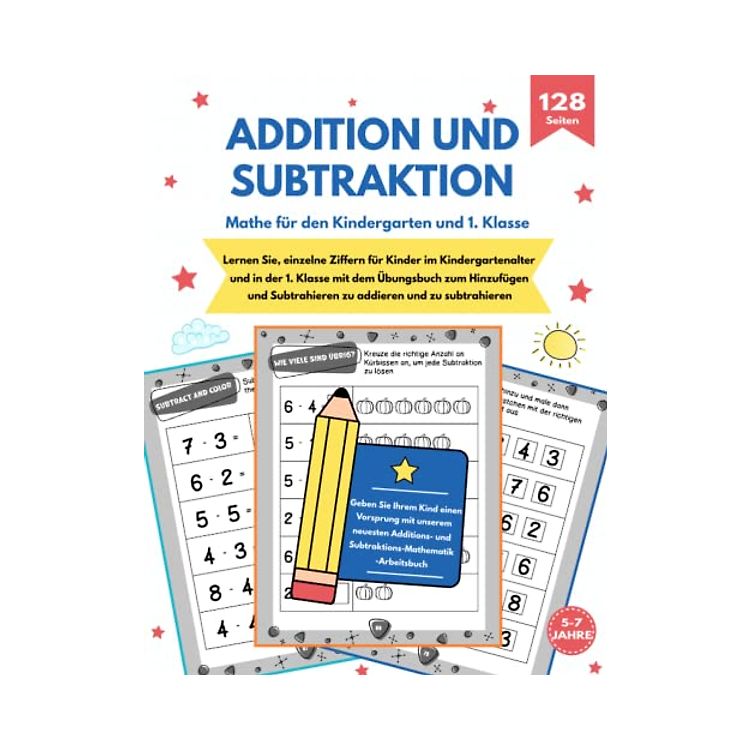 Mathe für den Kindergarten und 1. Klasse - Addition und Subtraktion