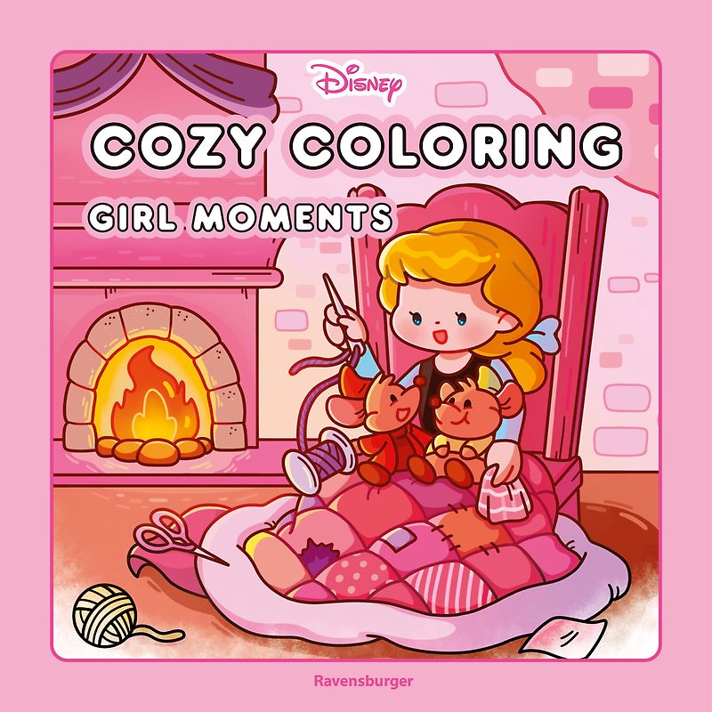 Cozy Coloring Disney - Girl Moments