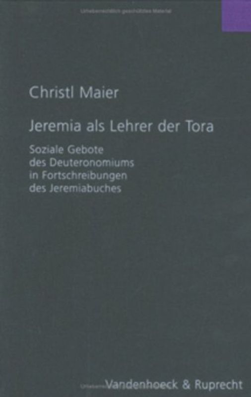 Jeremia als Lehrer der Tora