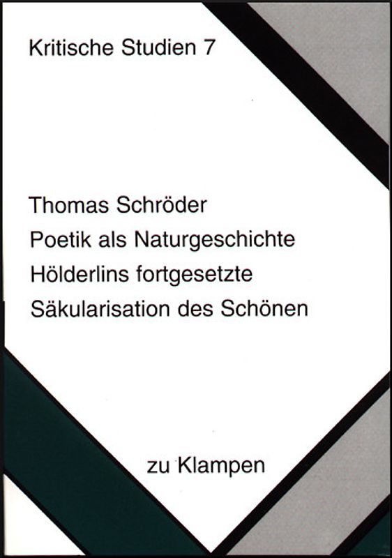 Poetik als Naturgeschichte