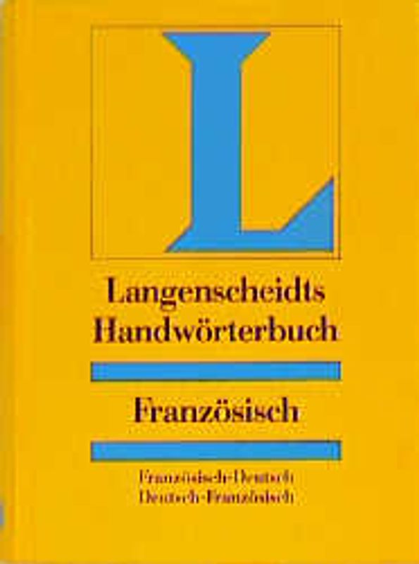 Langenscheidt Handwörterbücher. Französisch-Deutsch /Deutsch-Französisch