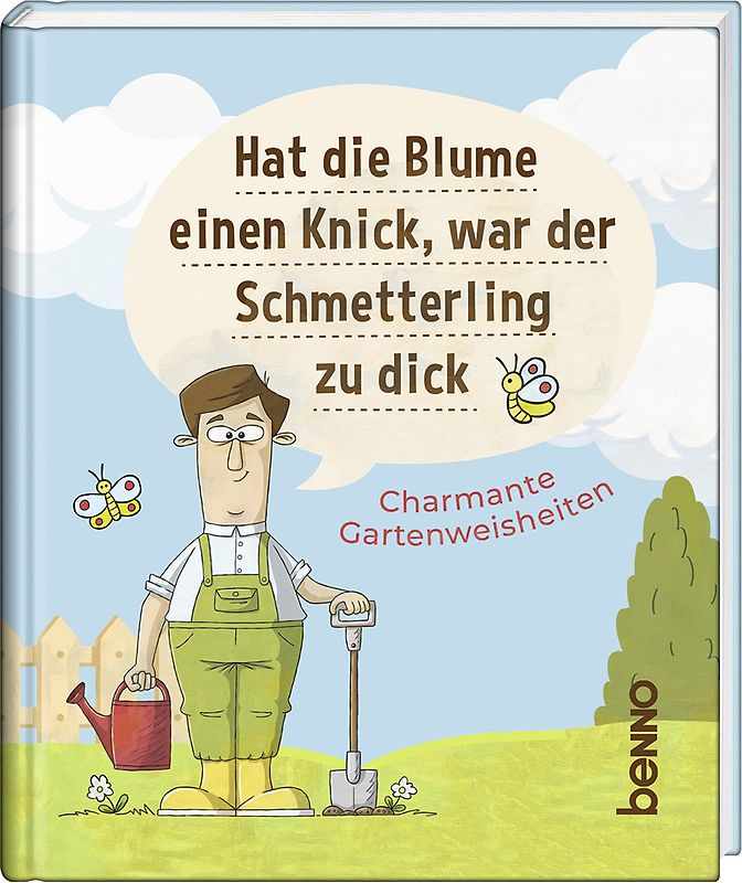 Hat die Blume einen Knick, war der Schmetterling zu dick