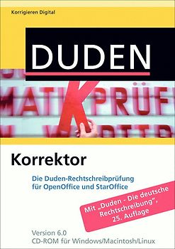Duden Korrektor 6.0 OpenOffice MacOS