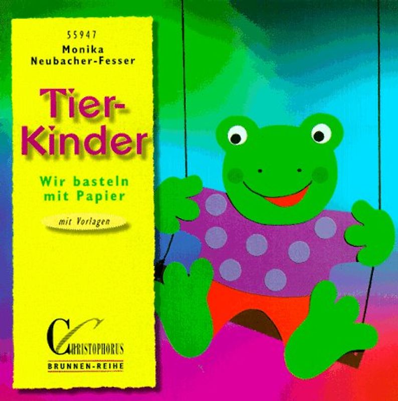 Tierkinder. Wir basteln mit Papier. Mit Vorlagen