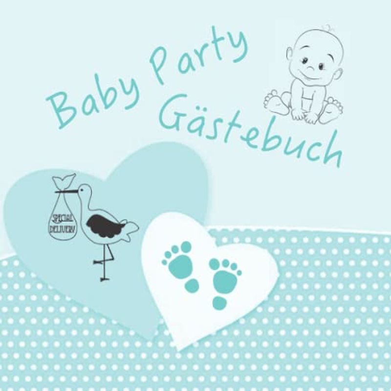 Babyparty, Baby Shower, Geschenk, Gastgeschenk, Deko, Idee, Andenken, Glückwünsche, Fussabdruck, Erinnerungsstück, Mädchen und Junge