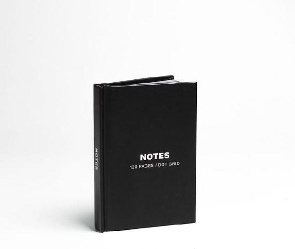 Teneues - Mini Notebook Hardcover - 120 Dot-Grid Pages with Lay Flat Binding, Classic Black: Mini Notebookblack Mini Notebook