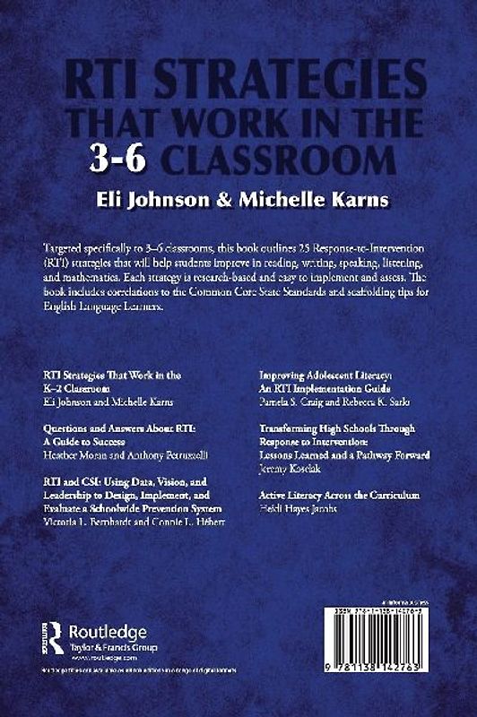 RTI Strategies that Work in the 3-6 Classroom