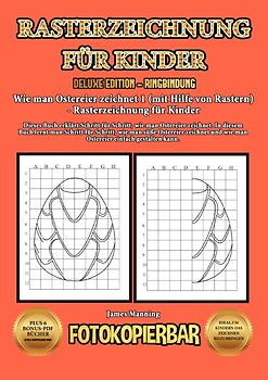 Wie man Ostereier zeichnet 1 (mit Hilfe von Rastern) - Rasterzeichnung für Kinder