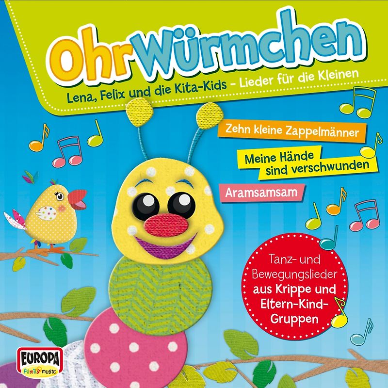 Ohrwürmchen-Lieder für die Kleinen