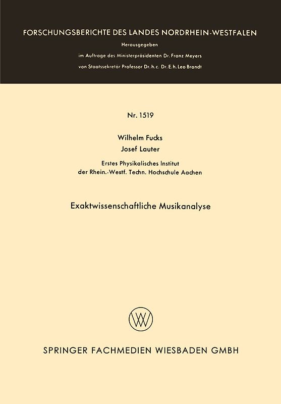 Exaktwissenschaftliche Musikanalyse
