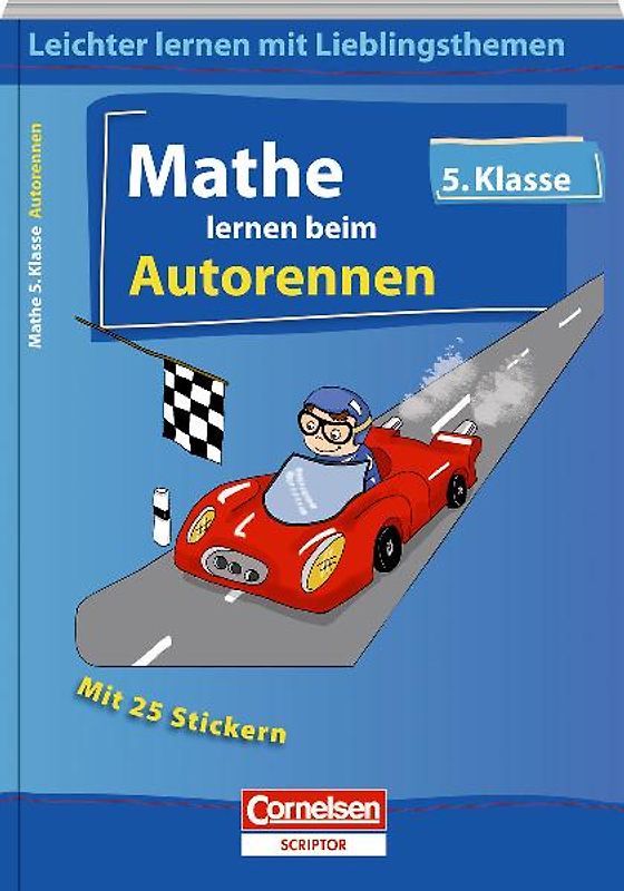 Mathe lernen beim Autorennen 5. Klasse