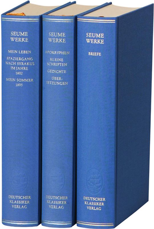 Werke und Briefe in drei Bänden (komplett)