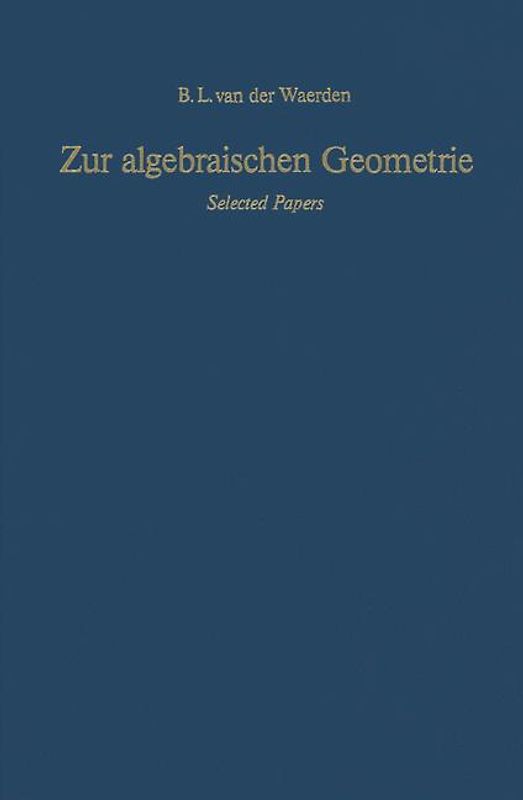Zur algebraischen Geometrie