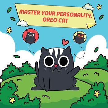 Master your personality, Oreo cat: If you are a lover of reading, then do not hesitate to order an interesting book like this.