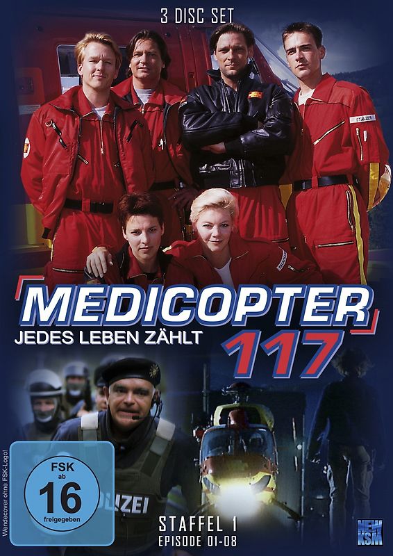 Medicopter 117 - Jedes Leben zählt (Staffel 1: Folge 01-08 im 3 Disc-Set) DVD