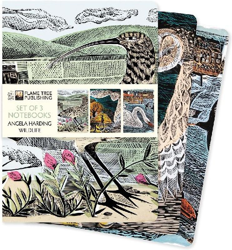 Angela Harding: Wildlife Set of 3 Standard Notebooks