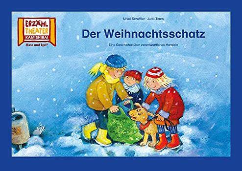 Der Weihnachtsschatz / Kamishibai Bildkarten: Eine Geschichte über verantwortliches Handeln. 10 Bildkarten für das Erzähltheater